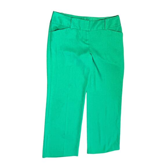 The Limited Cassidy Fit Spring Green Pants Trousers Womens Size 12 Wide Leg - Picture 1 of 4